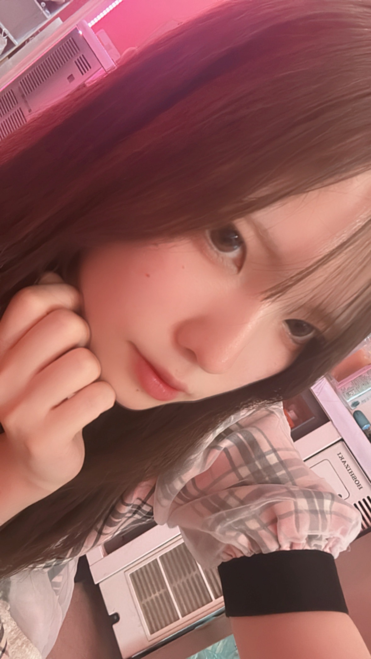 暗髪にした😶😶